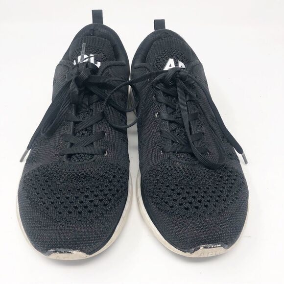 APL | Athletic Propulsion Labs Black White TechLoom Pro Sneakers Women’s Size 8 - Picture 2 of 11